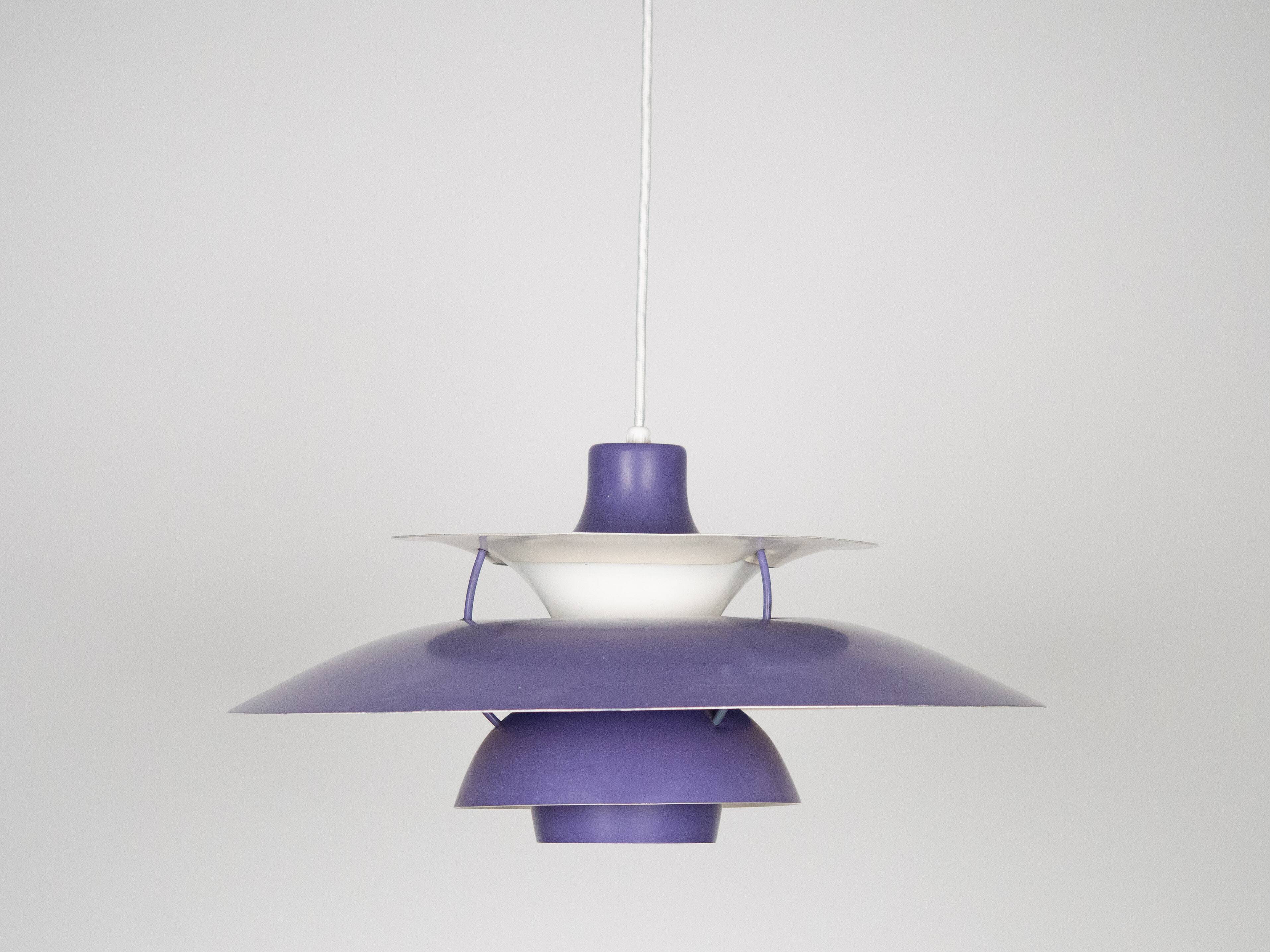 Danish vintage pendant lamp PH 5 by Poul Henningsen, Louis Poulsen, 1958