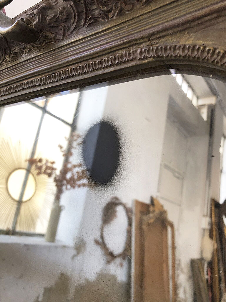 Mirror rosette Louis XVI 90x154cm
