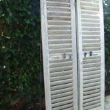 Volets persiennes  anciens  lamelles bois