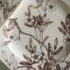 Set of 11 octagonal plates with English faience flowers 1870