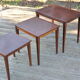 Kvalitet pull-out tables scandinavian 60s rosewood