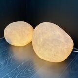 Pebble lamps by André Cazenave
