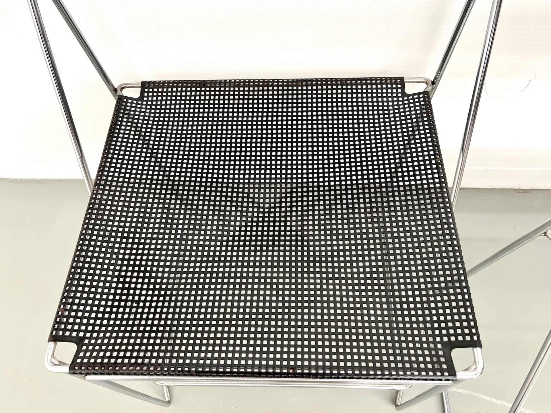 Set of 6 Nuova X-Line chairs, 1977