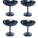 Set of 4 stainless steel cups