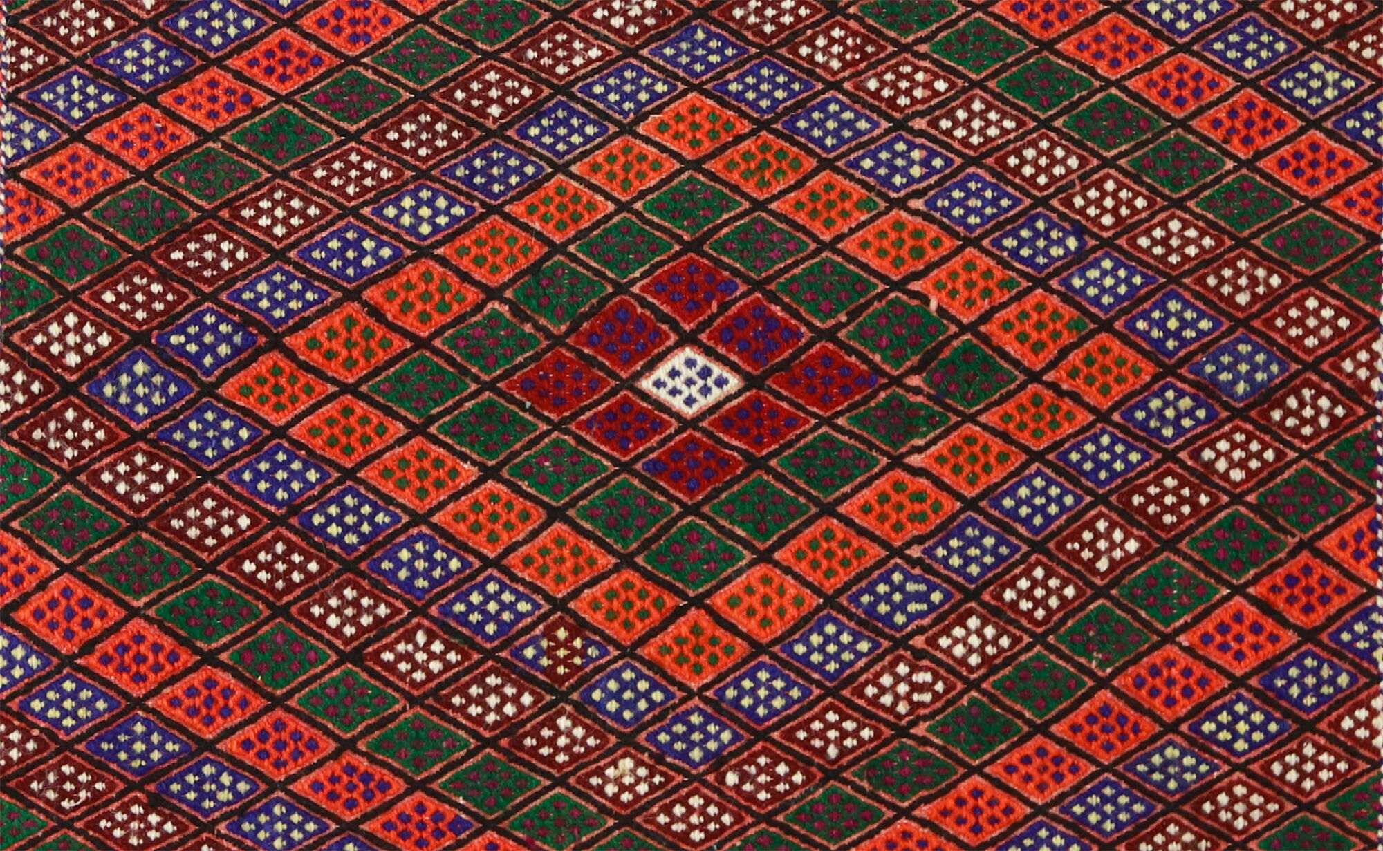 Anatolian handmade kilim rug 116 cm x 105 cm
