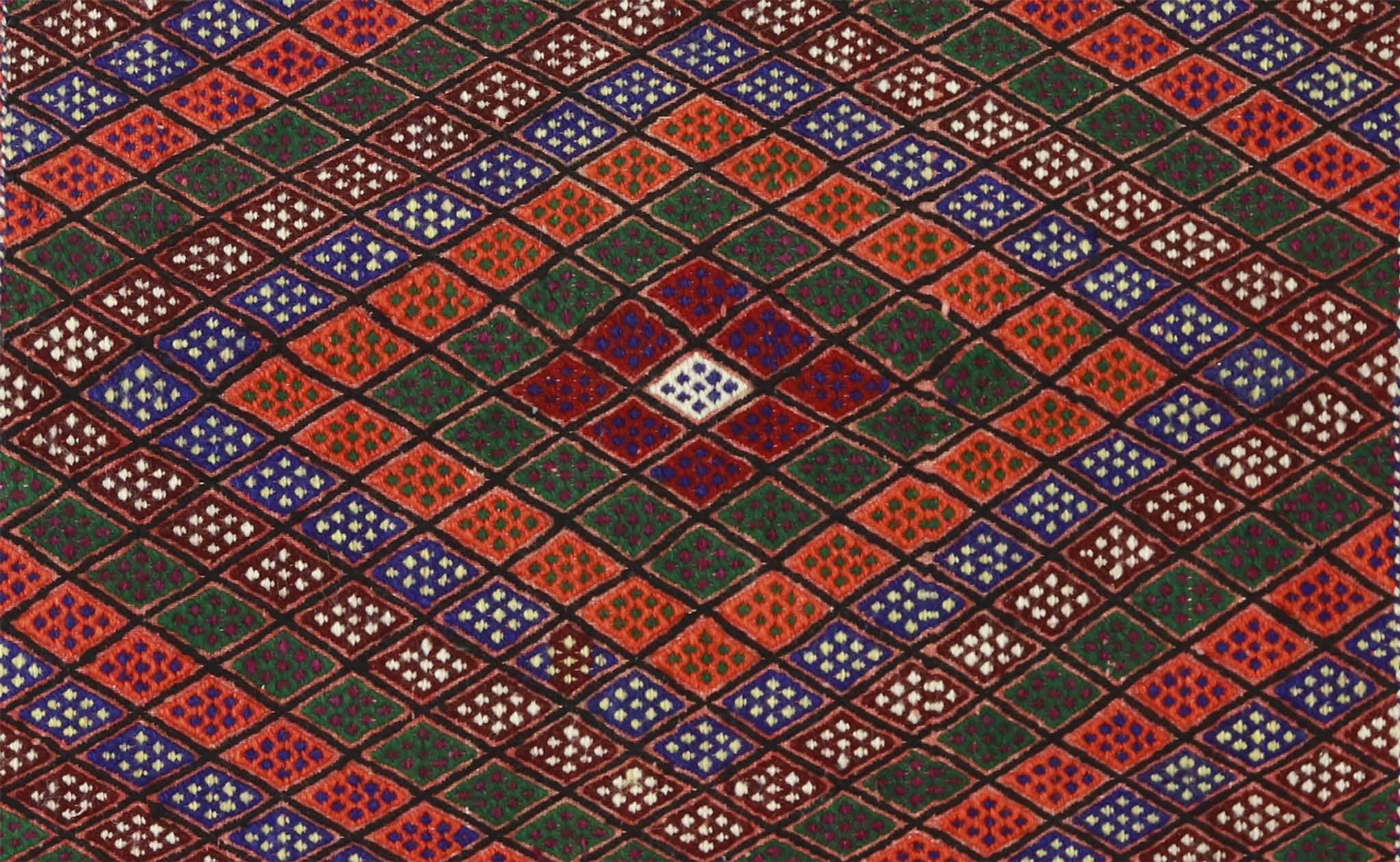 Tapis kilim artisanal d’Anatolie 116 cm x 105 cm