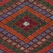 Tapis kilim artisanal d’Anatolie 116 cm x 105 cm