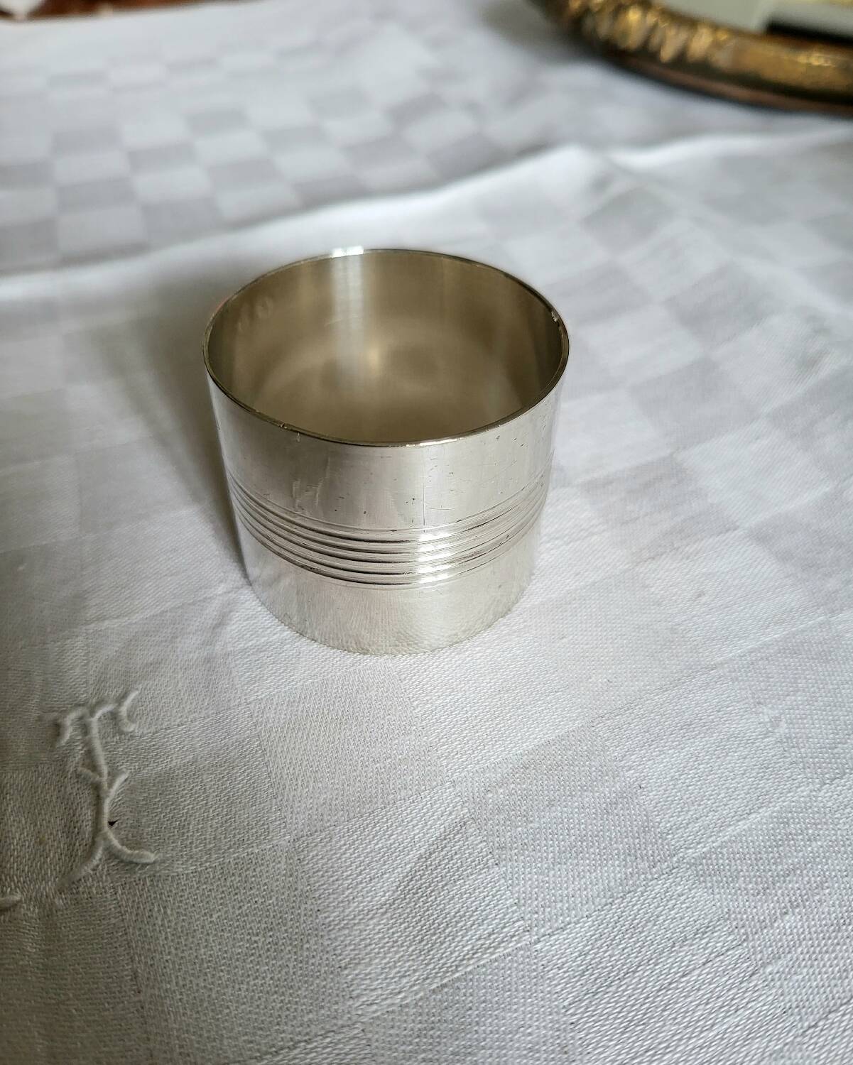 Silver Metal Napkin Ring