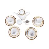 Porcelain coffee set for 4 people, Ceplitz, Germany 1970s.