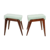 Tabourets scandinaves en hêtre massif