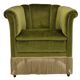 Danish velour armchair original condition beech wood 1960s