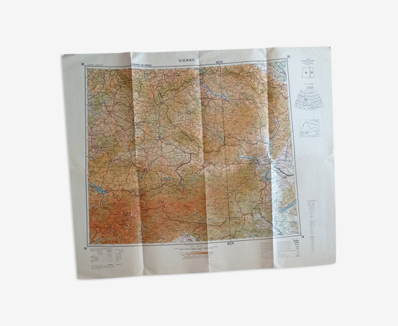 Carte ancienne de Vienne