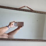Art deco iron mirror