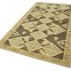1960s handmade one-of-a-kind oriental beige rug 151 cm x 271 cm