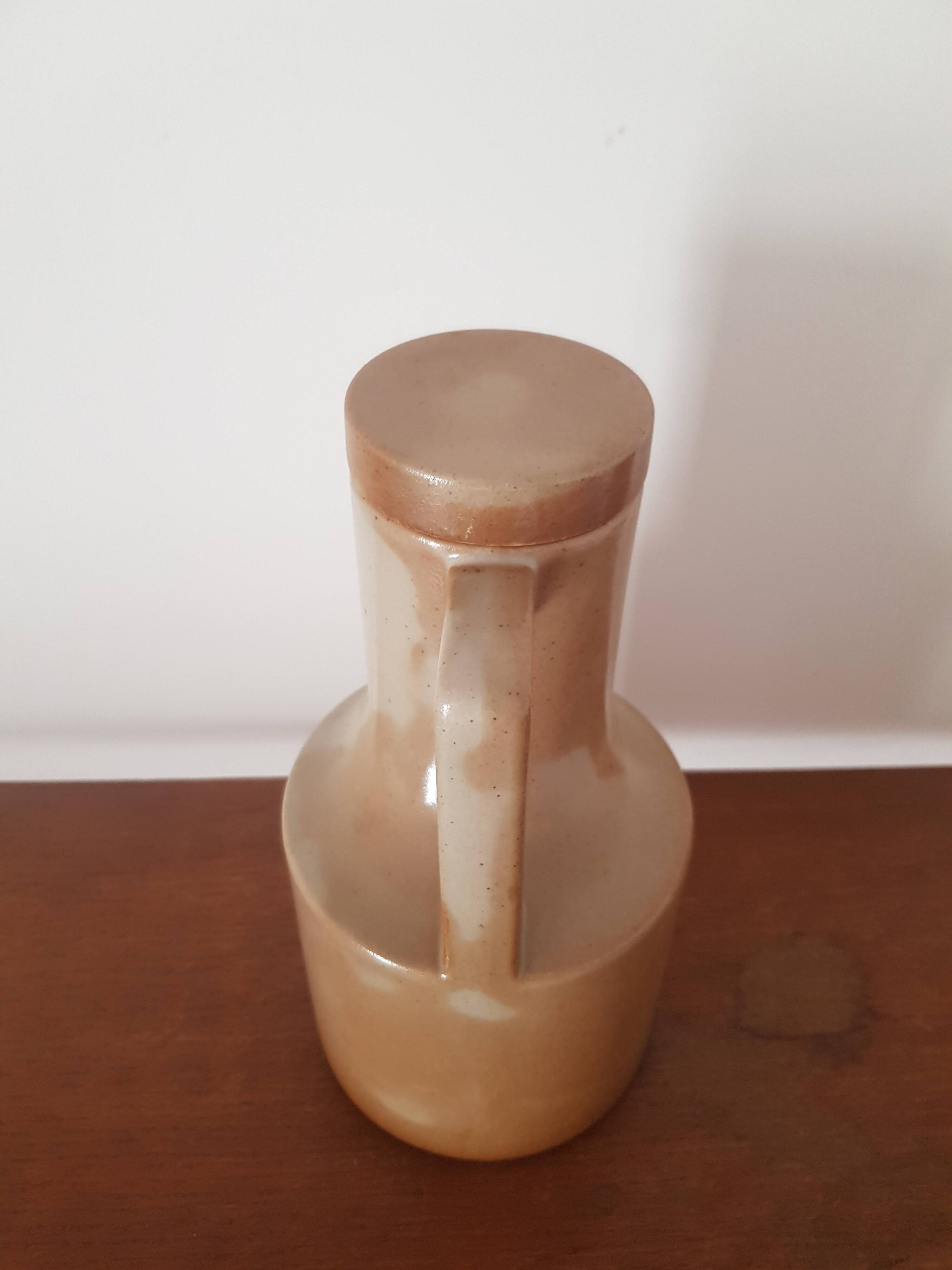 Vintage Brenne stoneware coffee pot