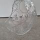 Bohemian crystal fruit basket