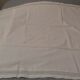 2 pretty linen or fine cotton, monogram C F.open edges