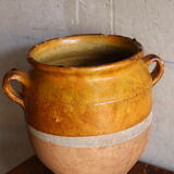 Varnished candied pot yellow