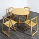 Set Tavolo E Sedie Richiudibile Design Scandinavo Anni 80 Modernariato