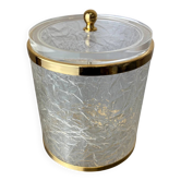 Boîte en lucite effet glace de style Dior, Italie, années 1970