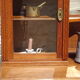 Buffet Art Déco avec guérites et miroir