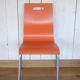 1970s metal and wood chairs