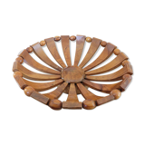 Teak fruit basket Scandinavian style 60s 70s