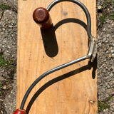 Vintage wood and metal hook