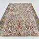 Tapis vintage floral rose clair, 188x276 cm