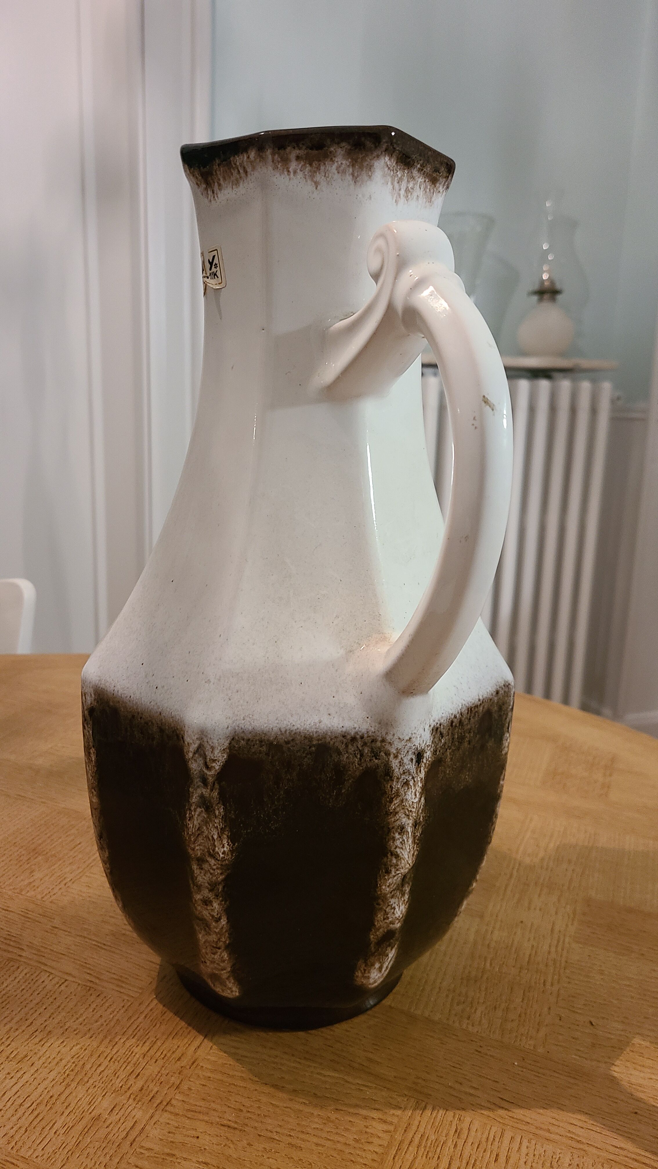 Handle vase by Bay Keramik vintage