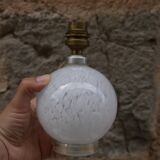 Clichy glass lamp foot