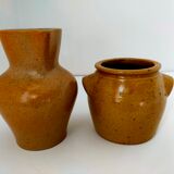 Pichet et pot en grès