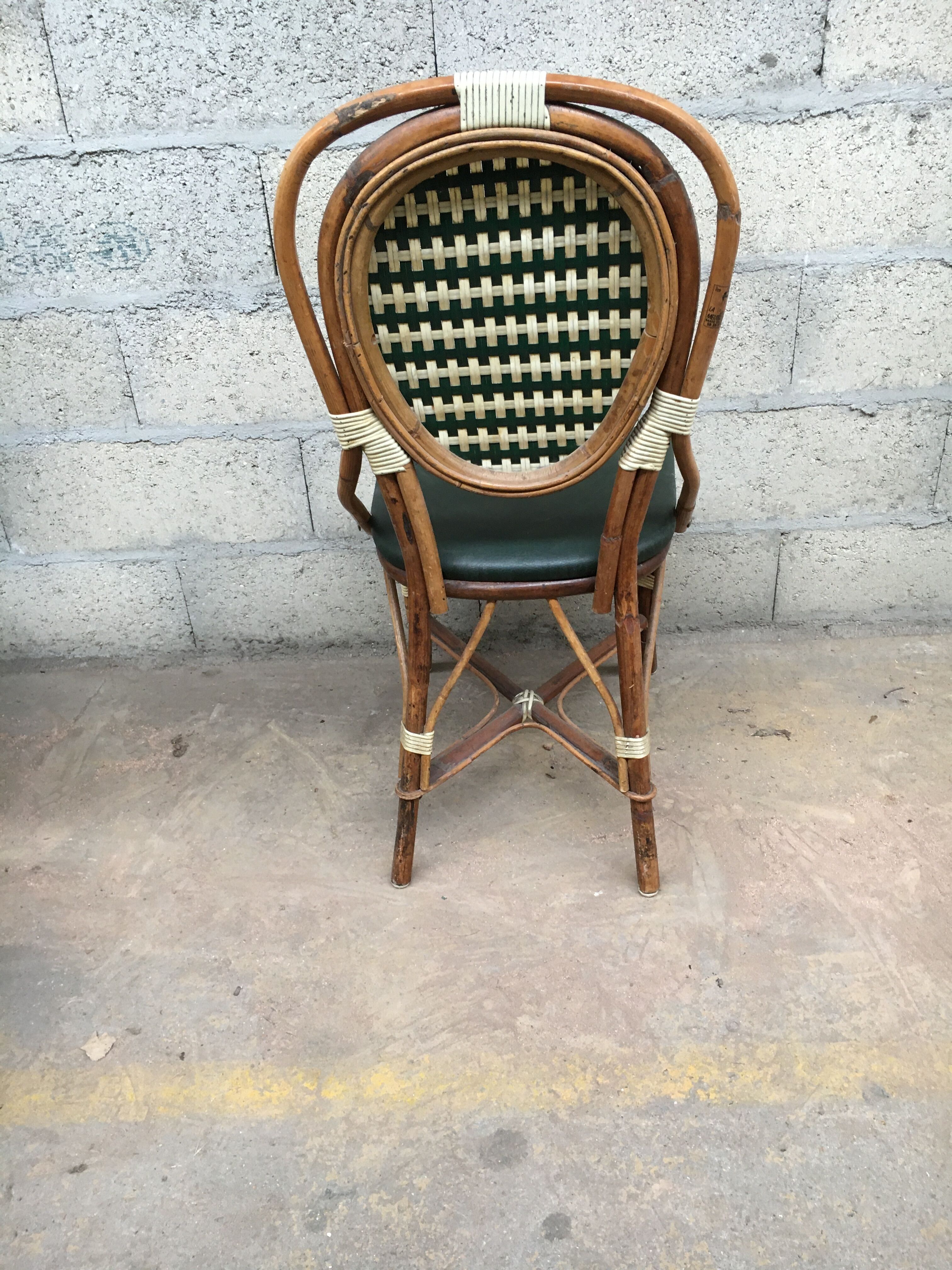 Lot of 13 parisian bistro chairs