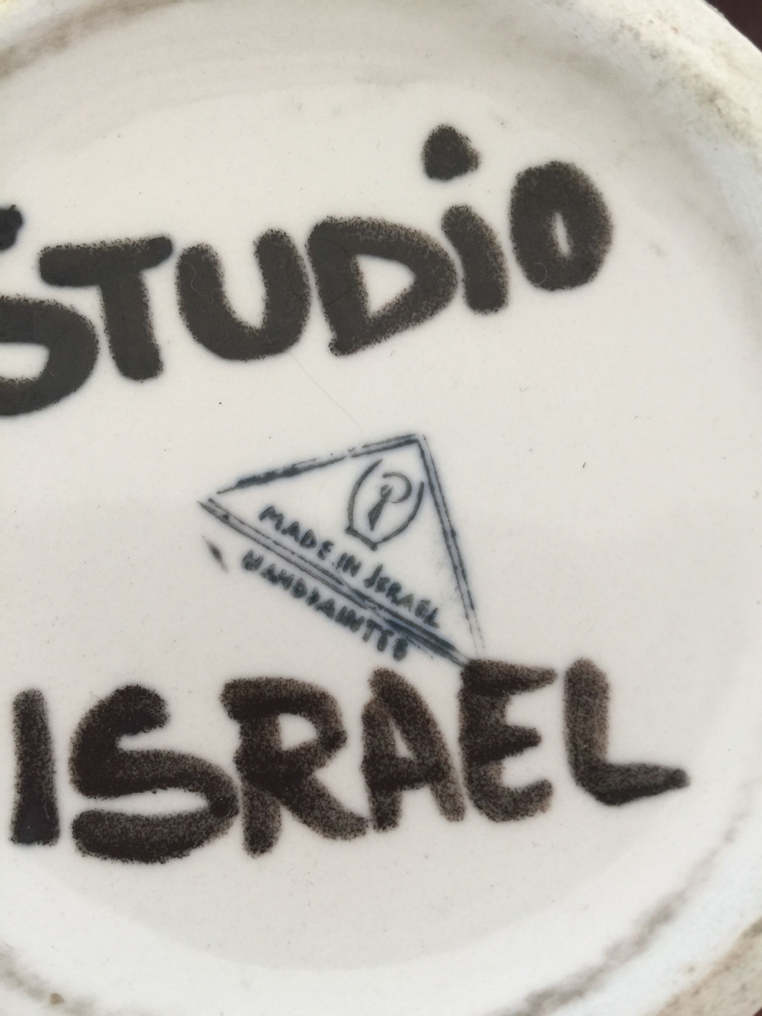 Ceramic vase fat lava studio factory israel