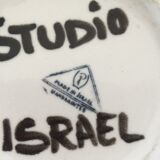 Ceramic vase fat lava studio factory israel