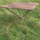 Old garden coffee table