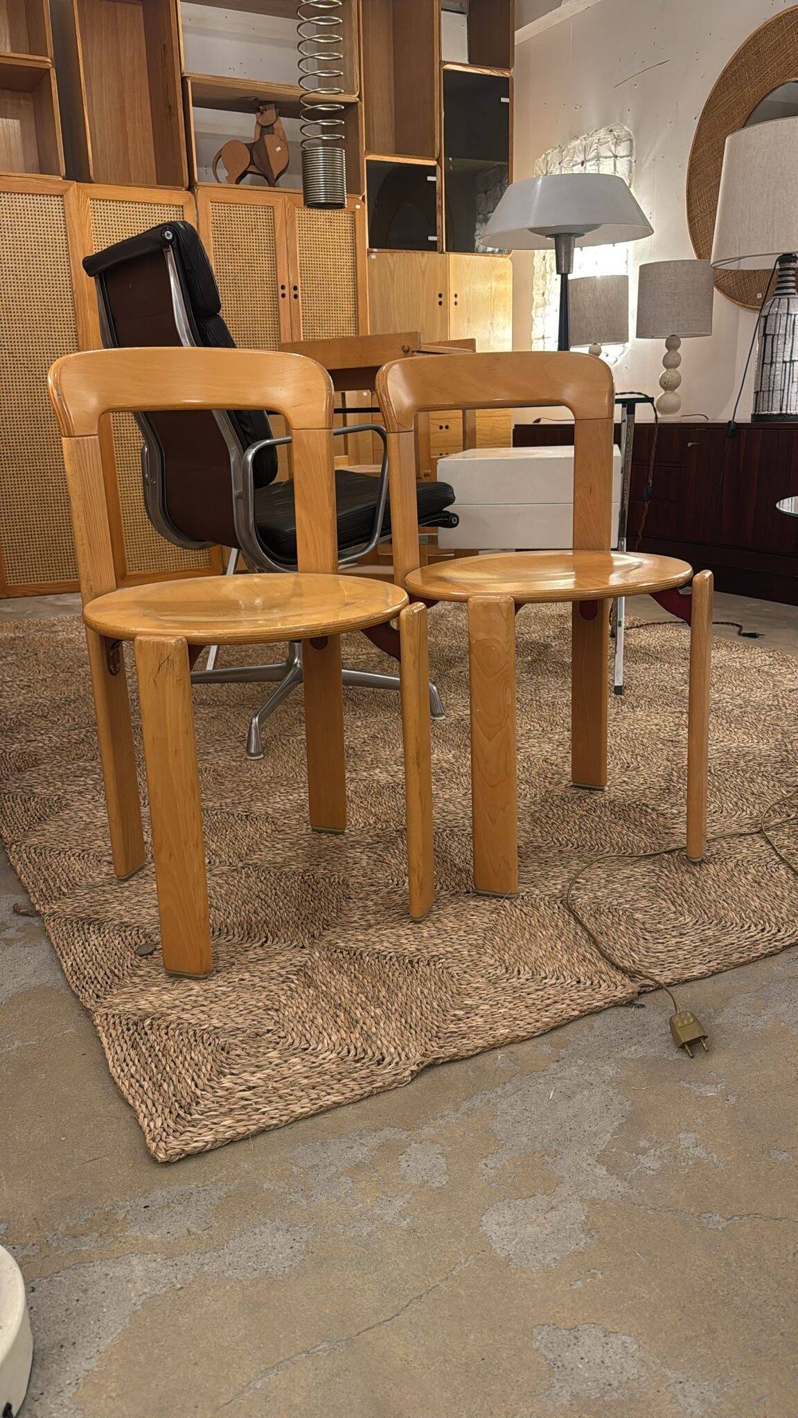 20 Bruno Rey Dining Chairs, 1970s