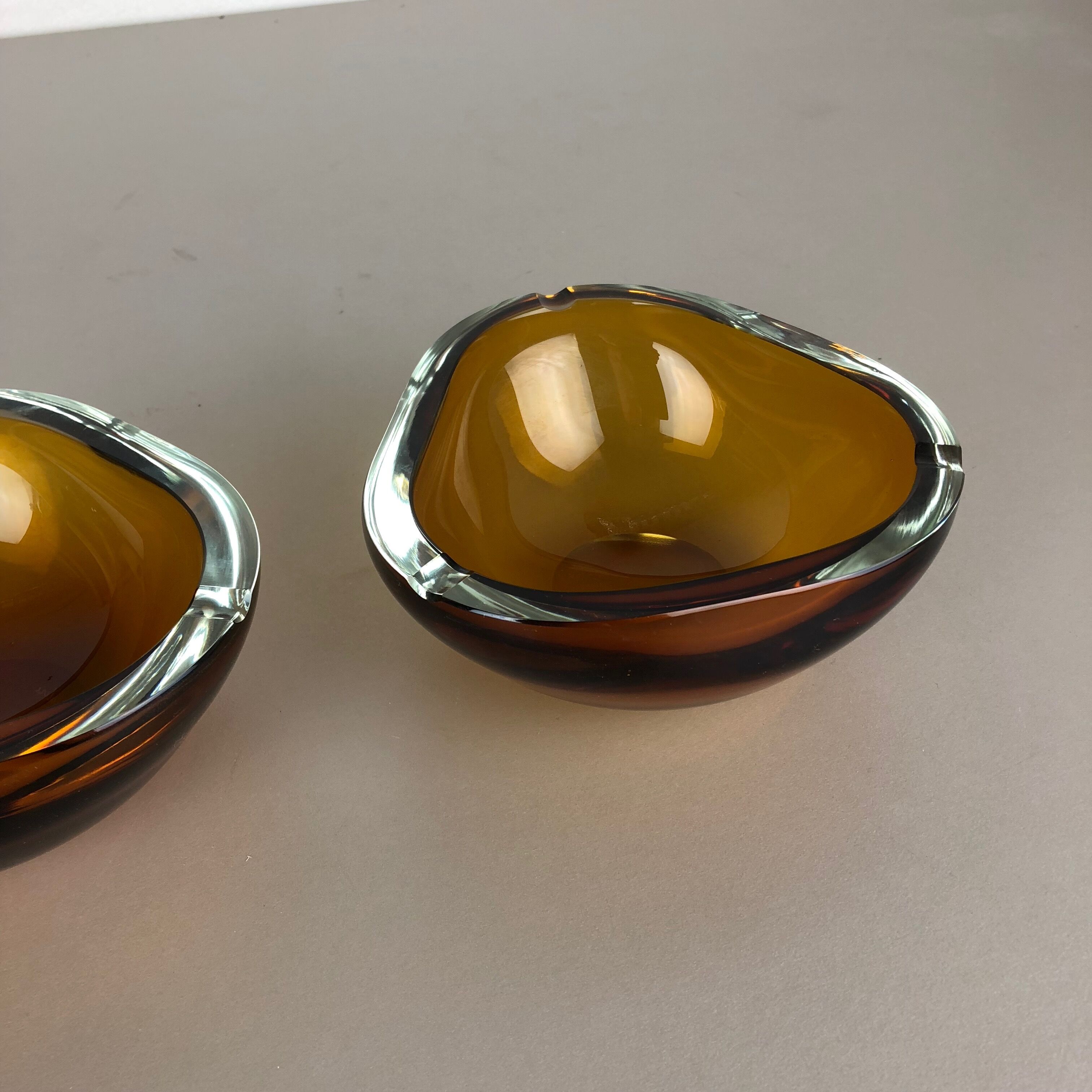 Murano ashtray elements by Antonio da Ros for Cenedese 1960s