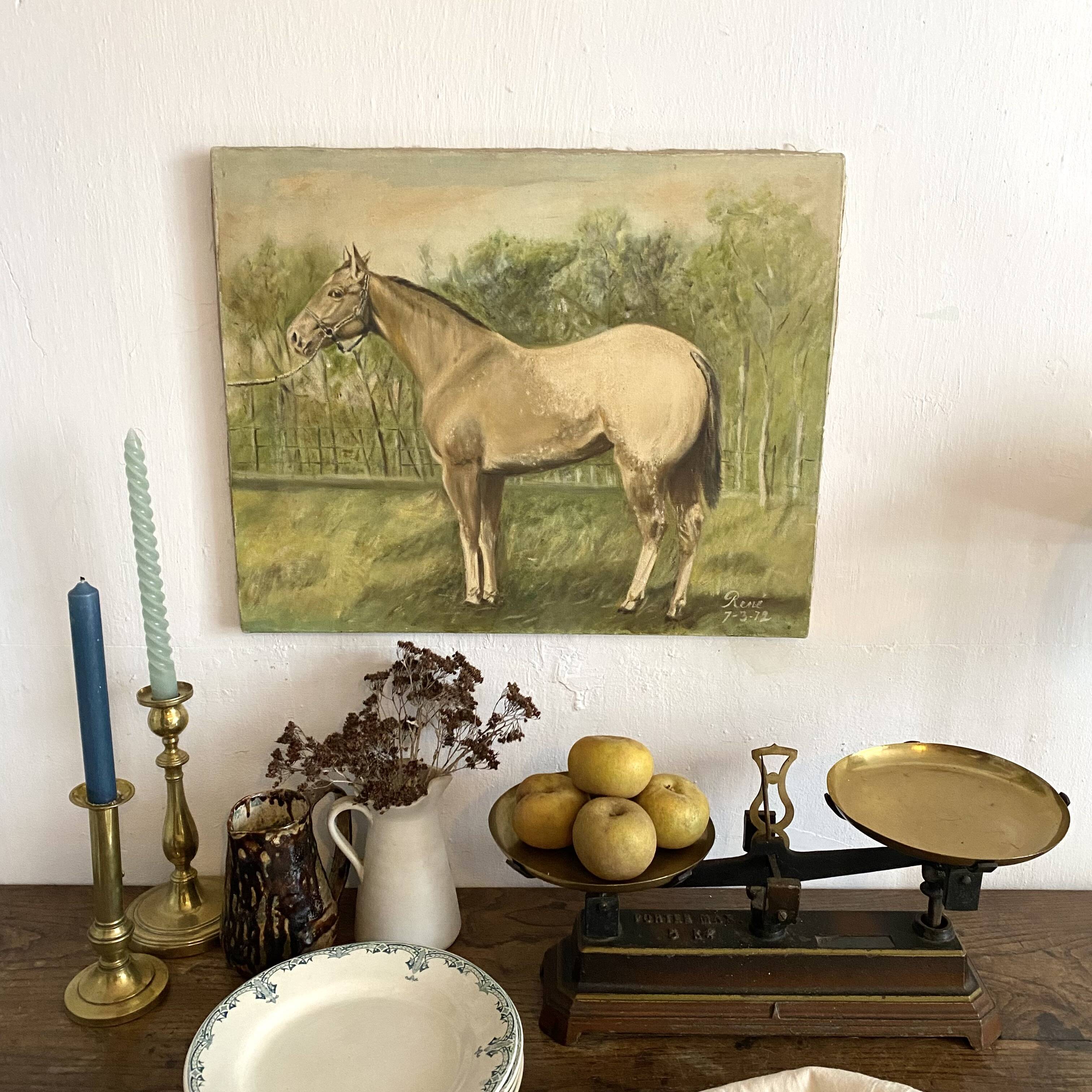 Golden brass candle holders