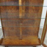 Vitrine fonctionnaliste art deco, années 1930, tchécoslovaquie