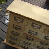 small wooden drawer unit