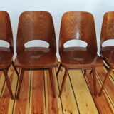 Set of Four Chairs by O. Haerdtl for TON, Czechoslovakia, 1960s