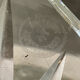 Diamond-cut crystal baluster vase with Lorraine cross