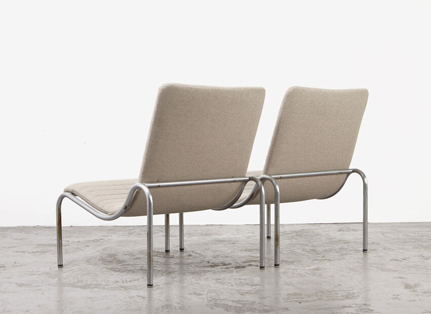 Kho Liang Ie Pair of Lounge Chairs for Stabin 1960s