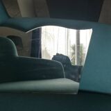 Mirror 50s-60s mustache, 24x42 cm