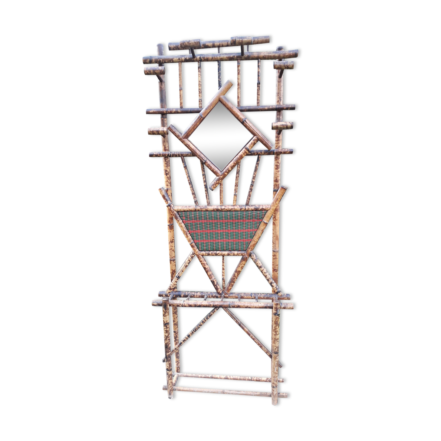 Coats rack bamboo of the early twentieth.