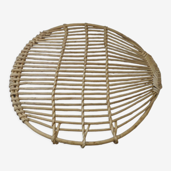 Wicker cake cooler dish