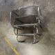 Set of 3 vintage chrome nesting tables / side tables.