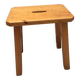 Solid elm stool