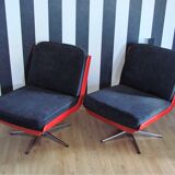 Pair of Dinna Veb Mobel Kombinat armchairs, Germany 1960s